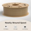 Original Elegoo PLA Wood 3D Filament 1,75 mm High Detail with Real Wood Fibers